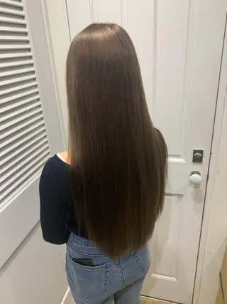 ロング 渋谷ハイトーン/ デザインカラー阿部のヘアスタイル