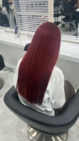 ロング カラー パーマ ヘアアレンジ メンズ キッズ 🩶盛れ✖️韓国ヘア 🩶Himari🎀のヘアスタイル