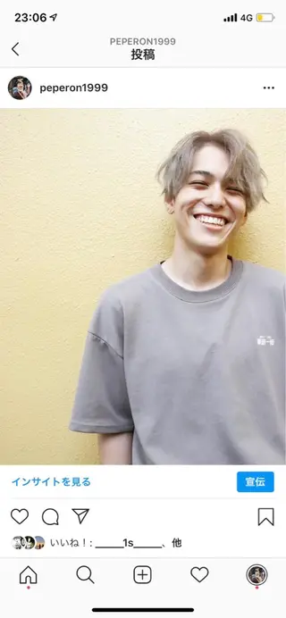 ショート 大内田 凌馬のヘアスタイル