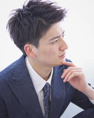 メンズ shirof ikebukuro所属・鈴畑 皓平のヘアスタイル