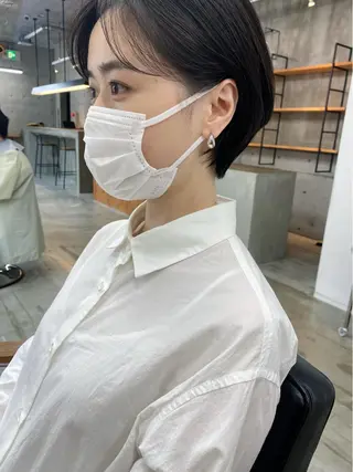 ショート カラー ヘアアレンジ son hair HIROEのヘアスタイル