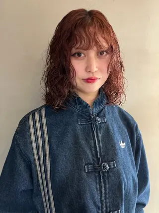 パーマ 🎀ハイトーン カラー/宮澤　希🎀のヘアスタイル