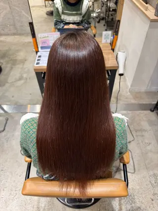 ロング La Bonheur hair parfait所属・谷本虎太郎 🌈艶カラー髪質改善のヘアスタイル
