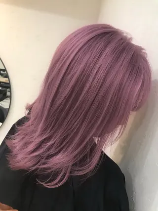 セミロング シマオカ イッセイaceのヘアスタイル