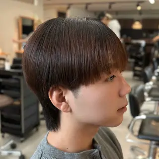 ミディアム メンズカラー/ウルフ マッシュ/千葉/大堰のヘアスタイル