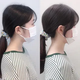 セミロング 韓国ヘア/レイヤー カット SAKURAのヘアスタイル