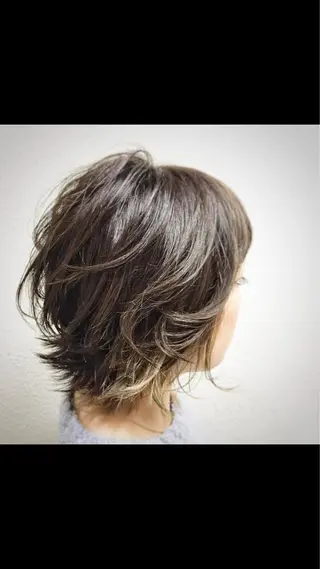 ショート カラー ヘアアレンジ BonD hairのヘアスタイル