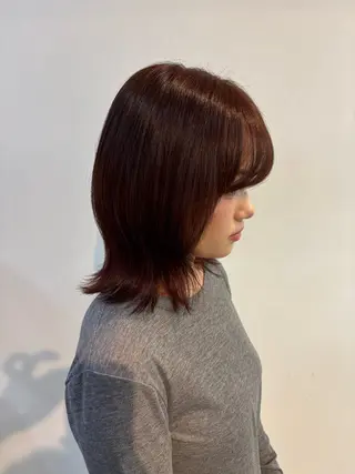 カラー 透明感カラー🫧 高田李胡のヘアスタイル