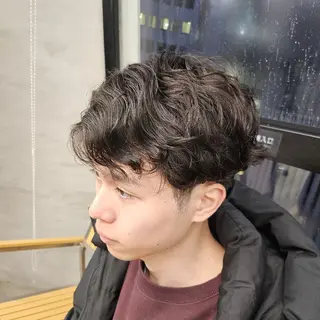 ショート パーマ メンズ ☀️ボブスタイル特化 大山あさひ☀️のヘアスタイル