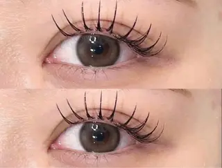 マツエク・マツパ eve🐰束間まつ毛 /透明感カラーのマツエク・マツパデザイン