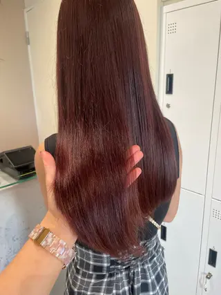 ロング カラー ボブ/インナーカラー /眉毛/Miyuのヘアスタイル