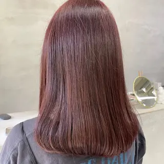 セミロング カラー muku所属・レディースカット モデル/ayunaのヘアスタイル