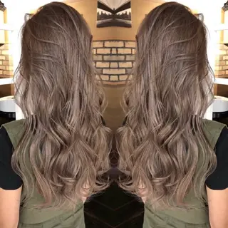 ロング カラー ✨弱酸性縮毛矯正✨ ✨髪質改善✨hiroのヘアスタイル