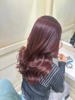 セミロング カラー ハイトーン/ブリーチ 💙みずき💙のヘアスタイル