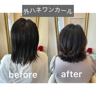 ミディアム Ange lian所属・Ange lian 🌿お手頃価格サロンのヘアスタイル