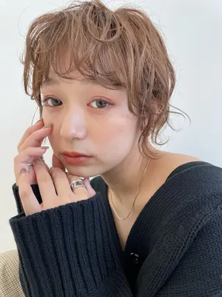 カラー 🪐✨海外風/暖色/ beige/あやねのヘアスタイル