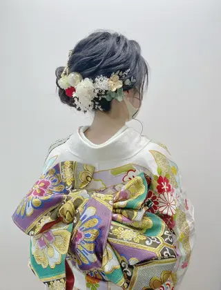 セミロング ヘアアレンジ GRANLUSSO 〜グランルッソ駅前店所属・木口 嘉美のヘアスタイル