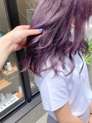 ミディアム カラー kaho🧸 / 大人styleのヘアスタイル