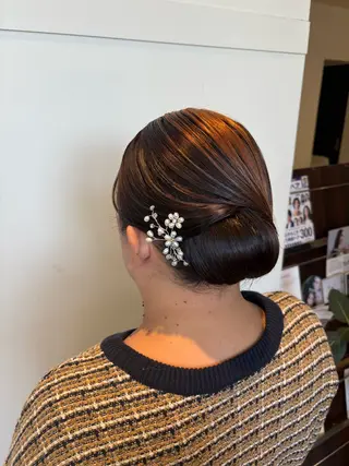 ショート ヘアアレンジ 高橋 乙葉のヘアスタイル