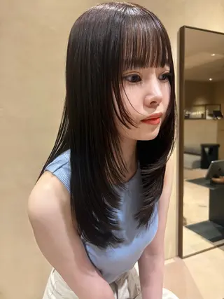 ロング ボブ/タイトアレンジ 個性派結婚式アレンジのヘアスタイル