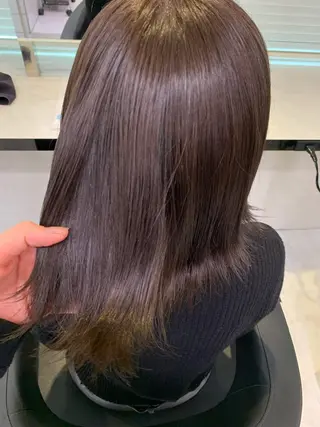 ミディアム カラー ヘアアレンジ 💕上野美容師☁ ブリーチ💖サワのヘアスタイル