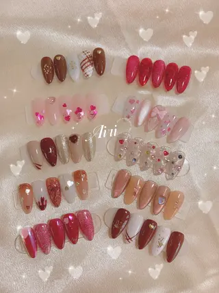 ネイル ネイルサロンAiri 長さ出し·シンプルのネイルデザイン