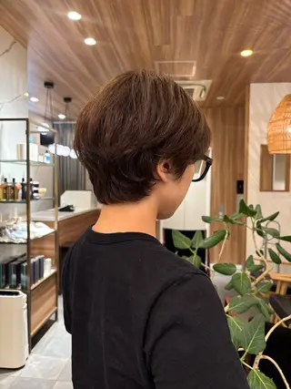 ショート パーマ BEAUTRIUM 穂乃香のヘアスタイル