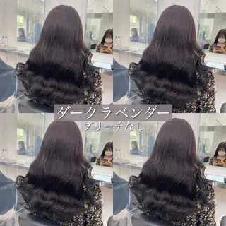 ロング カラー 韓国風艶カラー🪽 yuuna🪽🍨のヘアスタイル