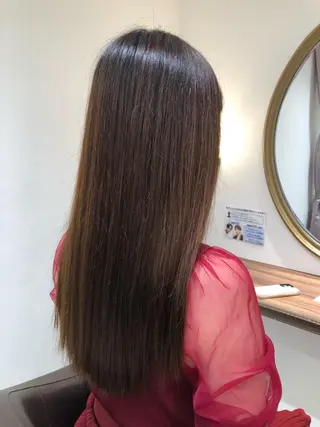 ロング パーマ little広島所属・縮毛矯正/髪質改善 矢川 純のヘアスタイル