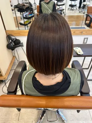 艶髪/透明感カラー /ナカノ タクミのヘアスタイル