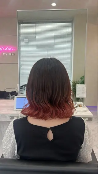 ミディアム 🥀レイヤー/ブリー チカラー/ゆうか🥀のヘアスタイル