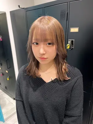 ミディアム 🎀ハイトーン🎀 /MIOのヘアスタイル