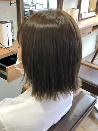 ミディアム カラー OPShair　ANELLO所属・ショート/ボブ/ メンズ/縮毛矯正のヘアスタイル