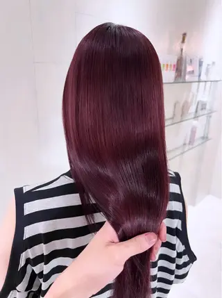 ロング カラー yui🥀/ボブ /暖色/レディースのヘアスタイル