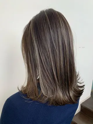 ミディアム カラー 髪質改善サロン 心斎橋ARCHEのヘアスタイル