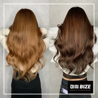 ロング 💎馴染むエクステ ×カラーTOMO💎のヘアスタイル