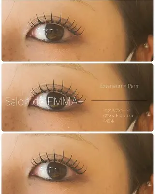 マツエク・マツパ EMMA plus．のマツエク・マツパデザイン