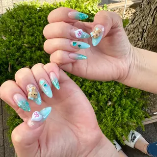 ネイル Nail salon LUCAS,K 《ネイルサロンルーカス》千葉中央 スカルプ所属・LUCAS 千葉 AOI💅🏾💕のネイルデザイン