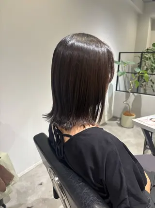 セミロング 長尾ゆりの/ボブ/ ベージュ/ハイトーンのヘアスタイル