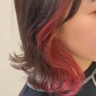 ミディアム カラー なつな/ 透明感カラーのヘアスタイル