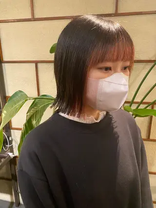 ミディアム 白井 雅美のヘアスタイル