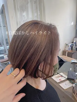 ショート カラー 【垢抜け大人髪】 TIARA西山のヘアスタイル