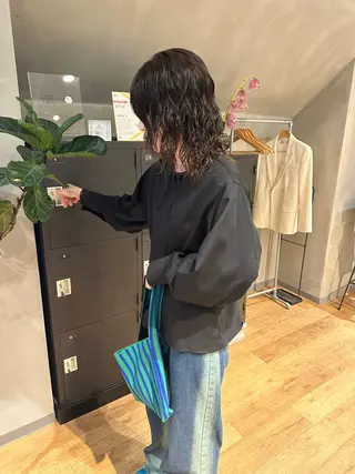 パーマ souvenir所属・アカリ /カットモデル募集のヘアスタイル