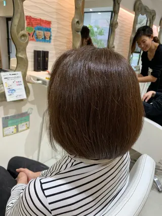 ミディアム カラー 松吉 純平のヘアスタイル