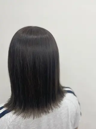 ミディアム カラー 佐藤 なつののヘアスタイル