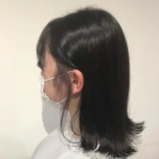 ミディアム カラー 【暖色カラー特化】 中山由梨のヘアスタイル