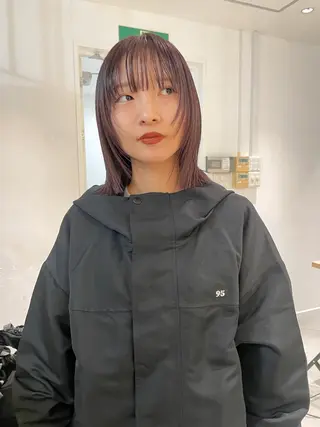 ミディアム カラー HIBIKI/原宿 ハッシュカット🪄のヘアスタイル