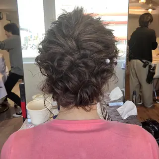 ショート ヘアアレンジ HAIR STUDIO  buzz所属・金子 富士のヘアスタイル