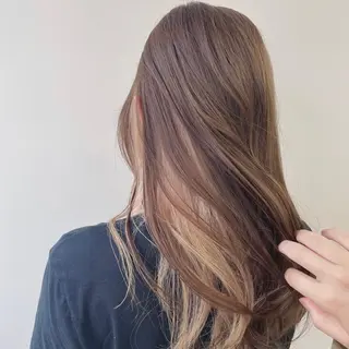 ロング カラー スギヤマ ショウゴのヘアスタイル