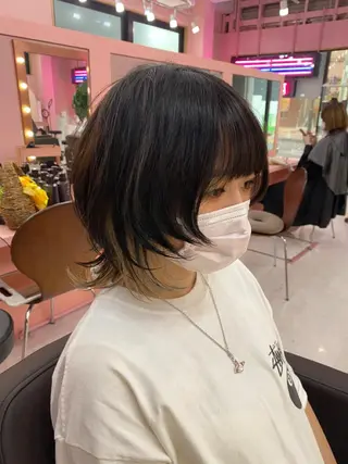 ミディアム カラー カットカラー特化 ⭐️代表⭐️のヘアスタイル